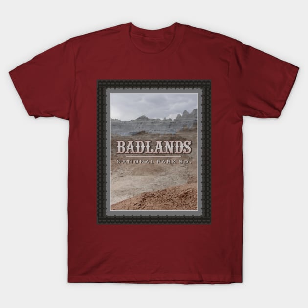 Badlands Stamp T-Shirt by Northofthepines